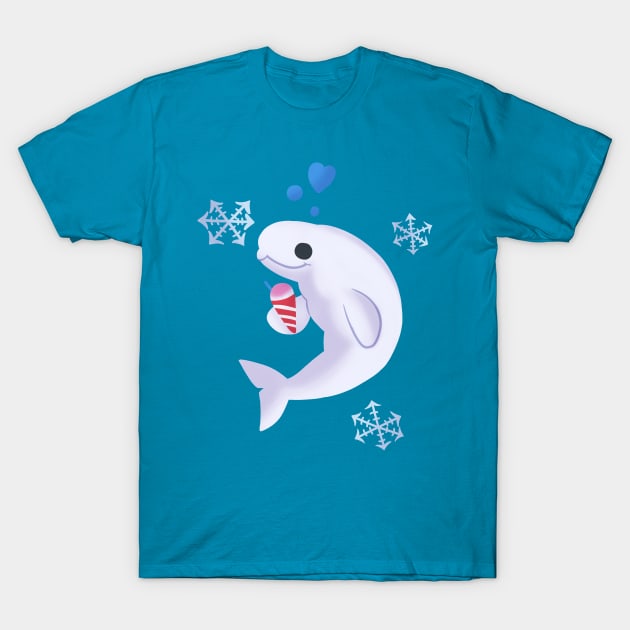 Beluga and Snow Cone T-Shirt by gh0stbugga